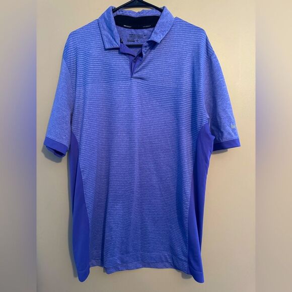 Nike Golf Tour Performance Dri-Fit polo size Medium in purple - Picture 1 of 9